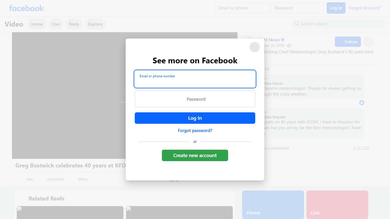 We are celebrating Chief Meteorologist Greg Bostwick's 40 years here at KFDM. KFDM News Facebook